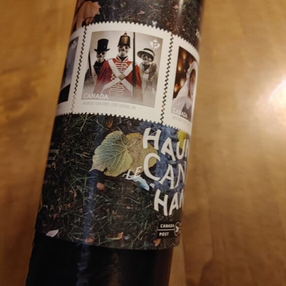 RARE Haunted Canada Canada Post Uncut press sheet of 8 souvenir sheets 2015 BNWT - Picture 3 of 7